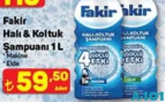 FAKİR HALI & KOLTUK ŞAMPUANI 1 L FAKİR HALI & KOLTUK ŞAMPUANI 1 L